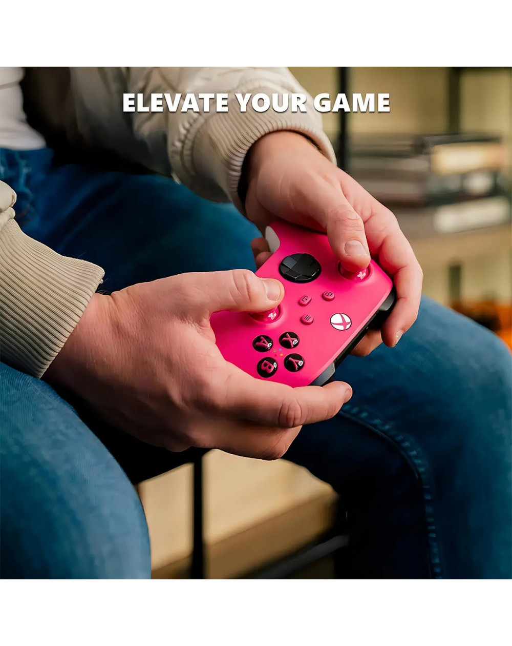 Control Inalámbrico Microsoft Xbox Deep Pink Rosa