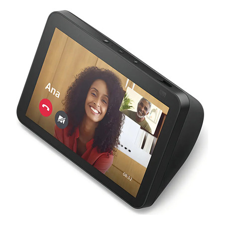 Amazon Echo Show 8 2da Gen Con Asistente De Voz Alexa Negro