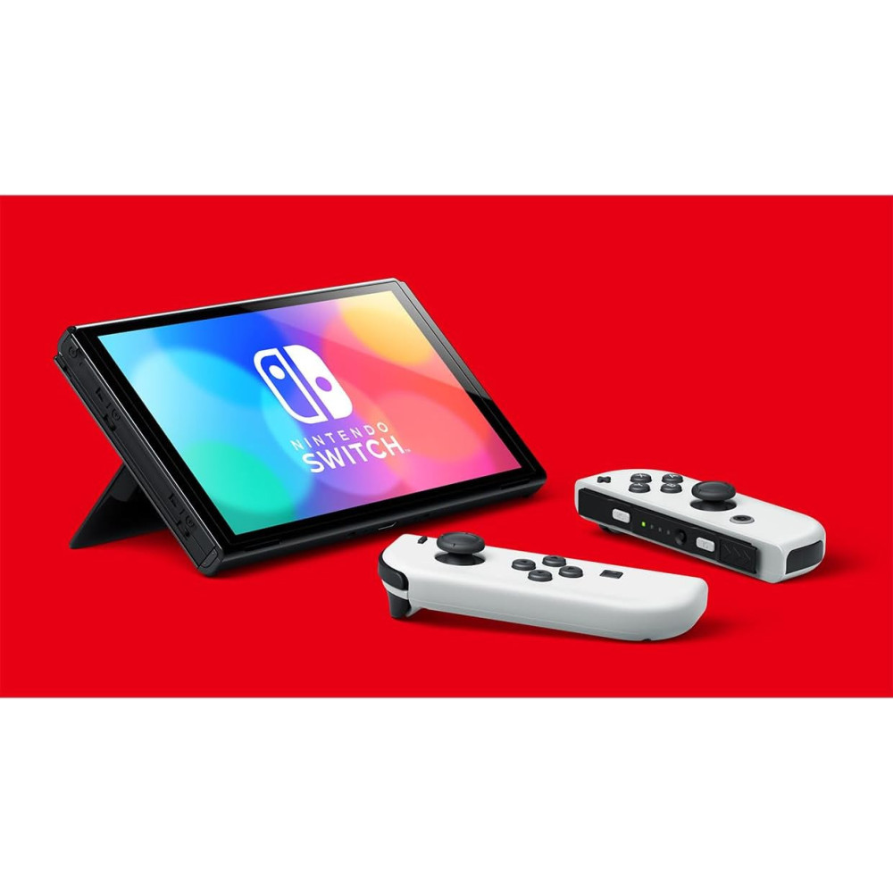 Consola Nintendo Switch Oled Blanca Super Mario Bros. Wonder + 3 meses Switch Online