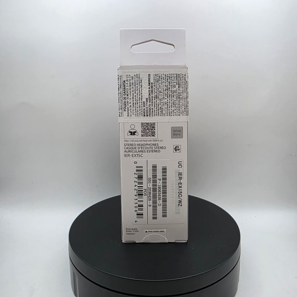 Sony Audífonos intrauditivos USB-C con cable IER-EX15C blanco