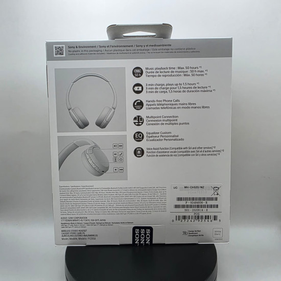 Sony Audifonos inalambricos WH-CH520 Blanco WZ UC