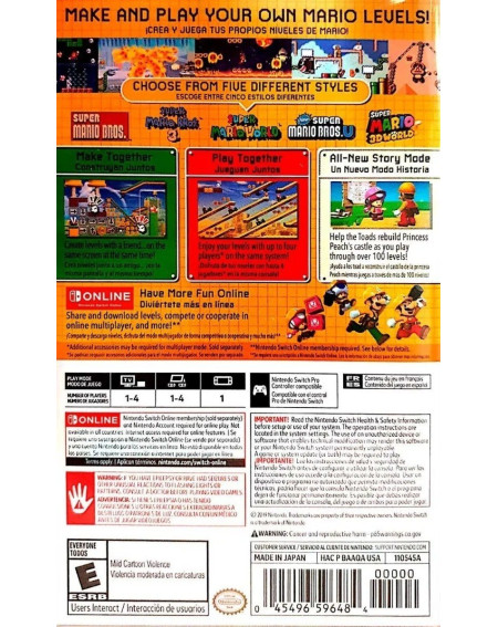 Super Mario Maker 2 Nintendo Switch