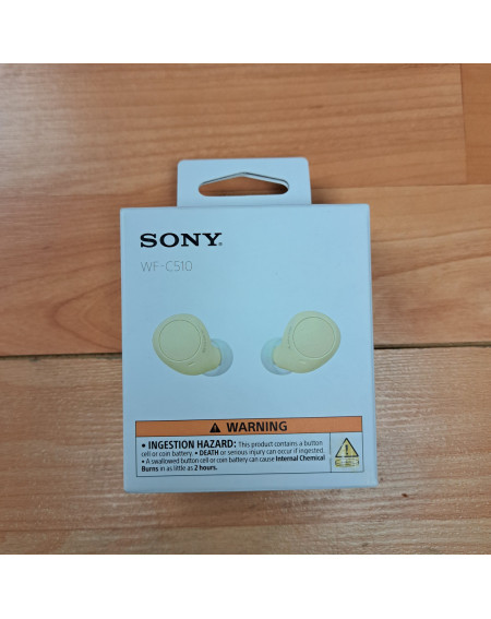 Sony Audífonos Inalámbricos WF C510 YZ UC Amarillo